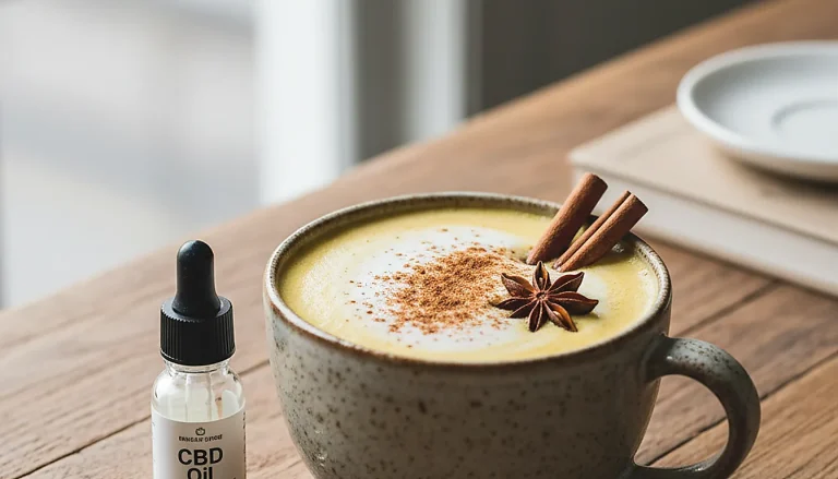 Golden Milk Latte with a CBD Twist (Sleepytime Recipe)